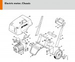 Stihl RE 330 K Cold Water Electric Pressure Washer Spare Parts